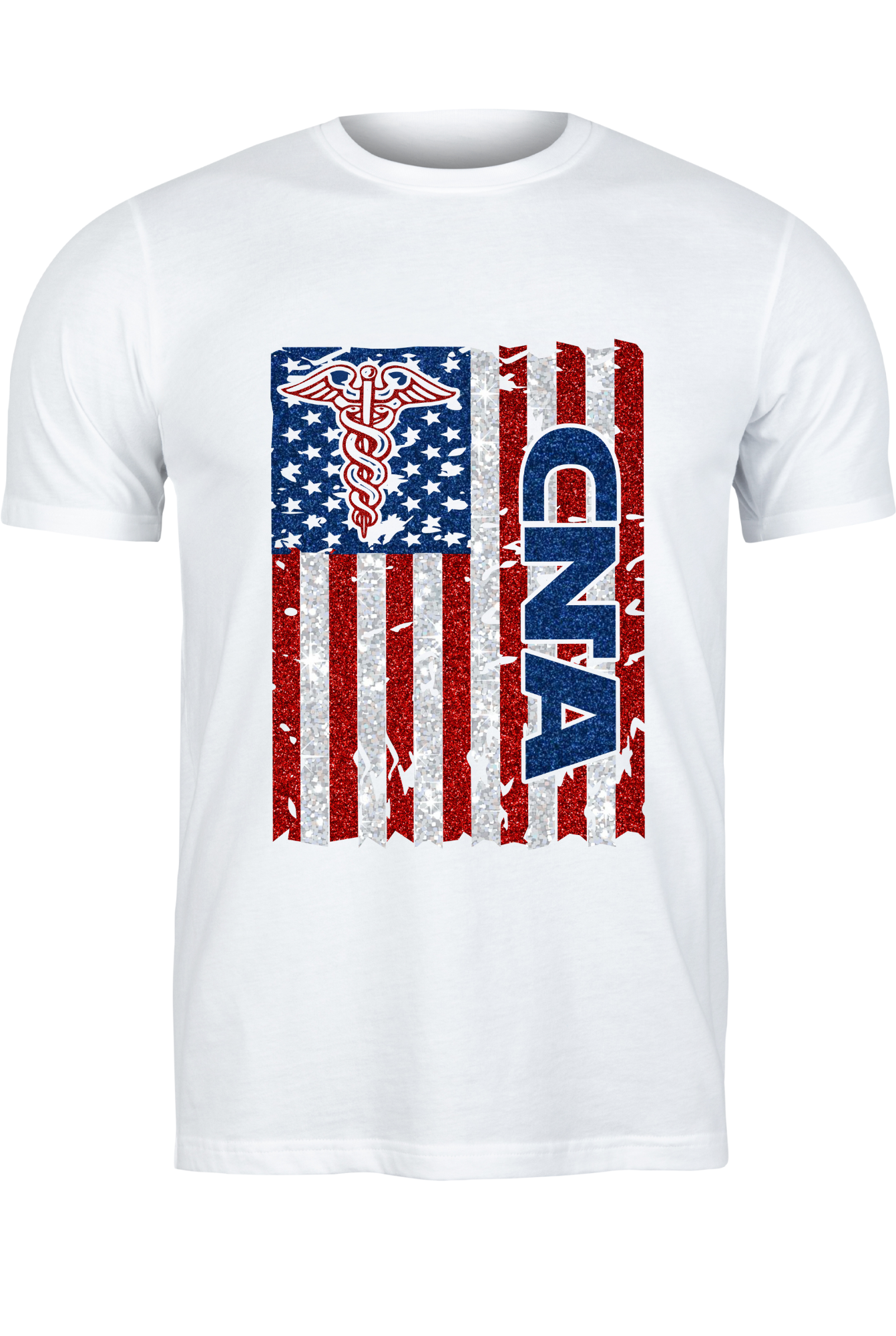 CNA American Distressed Flag T-shirt