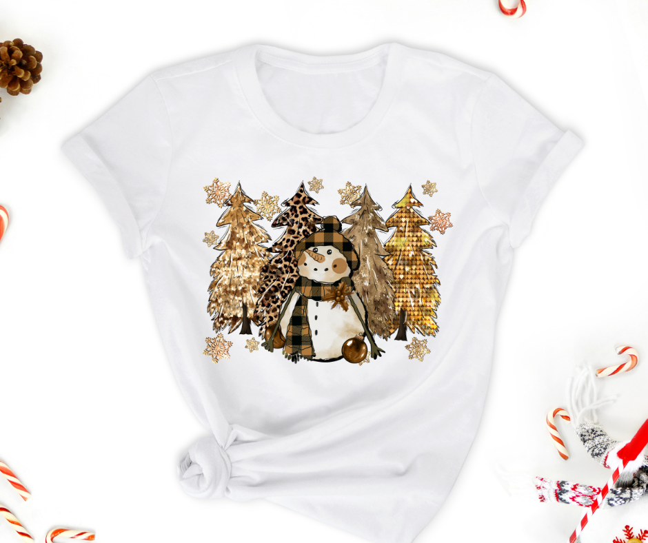 Gold Christmas Tee