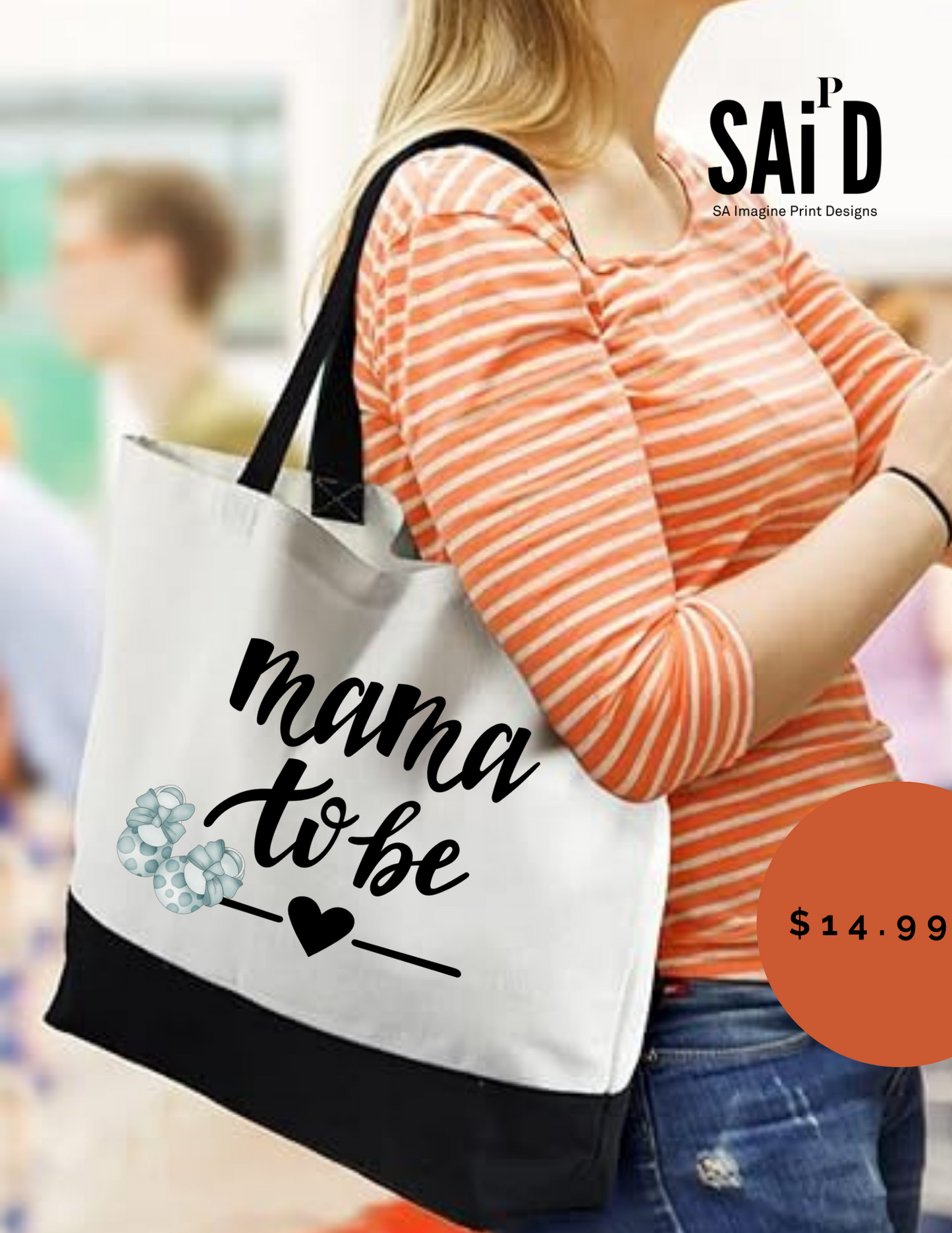 Mama To Be Canvas Tote Bag