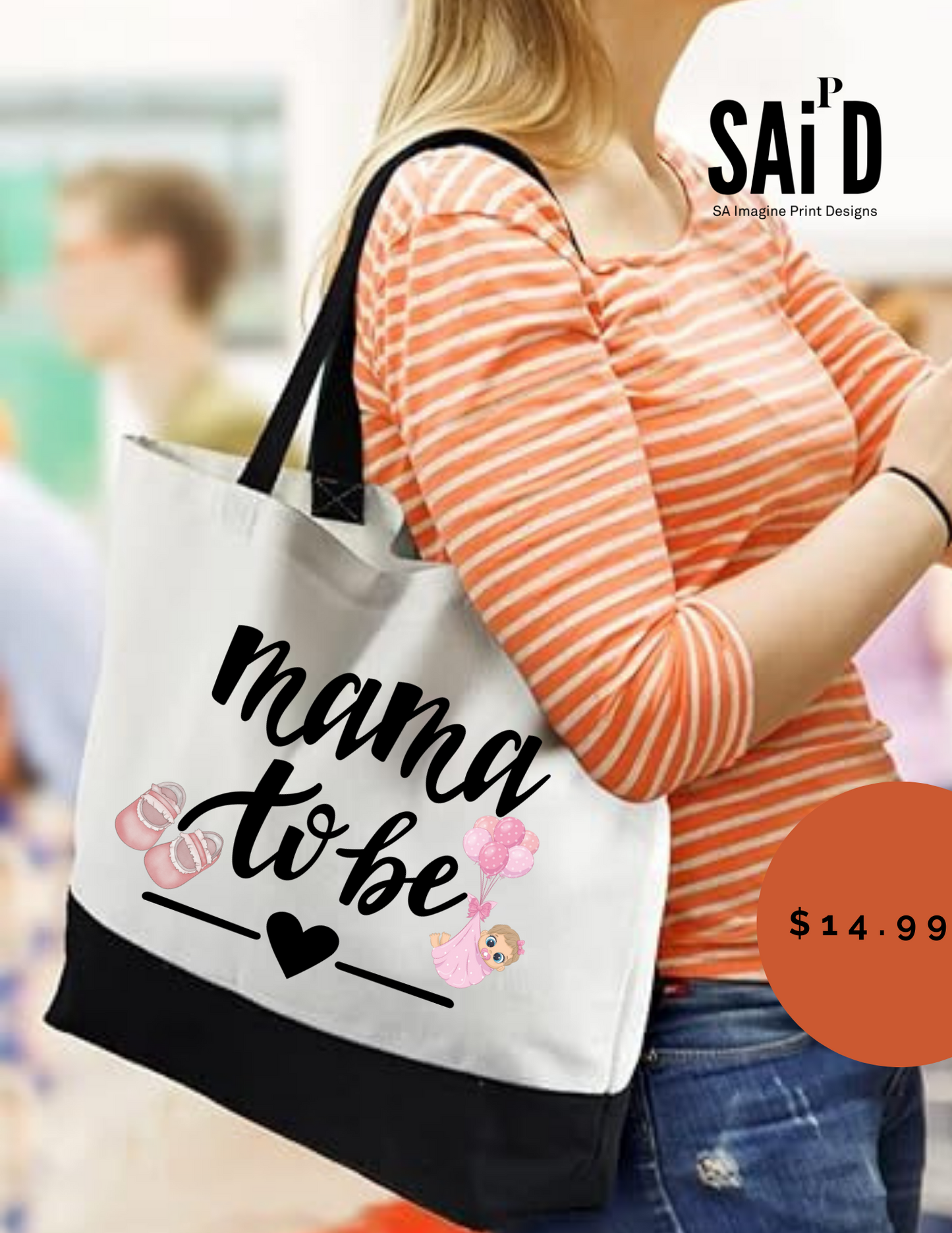 Mama To Be Canvas Tote Bag