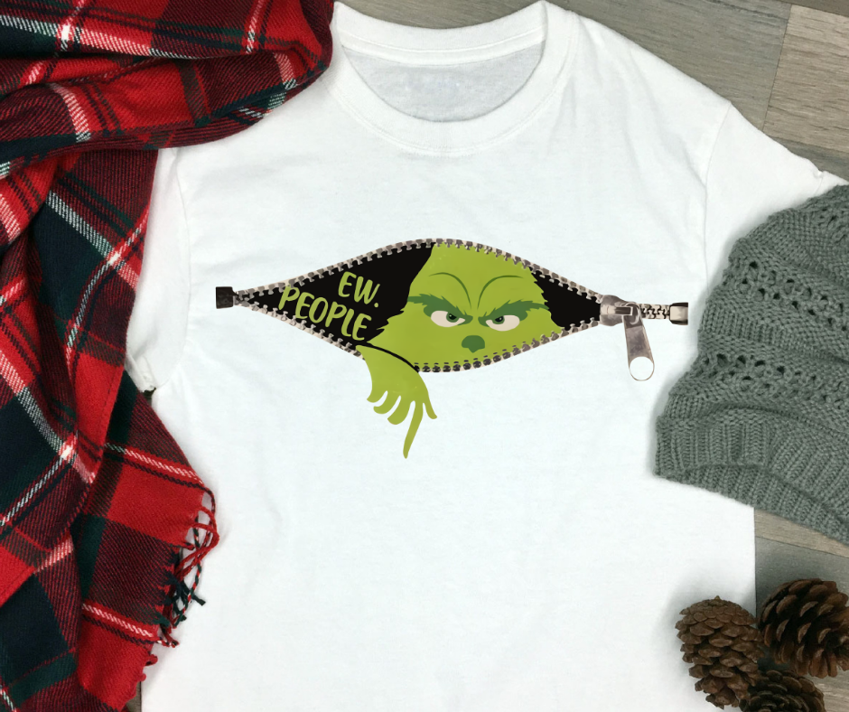Grinch "Ew, People" Tee