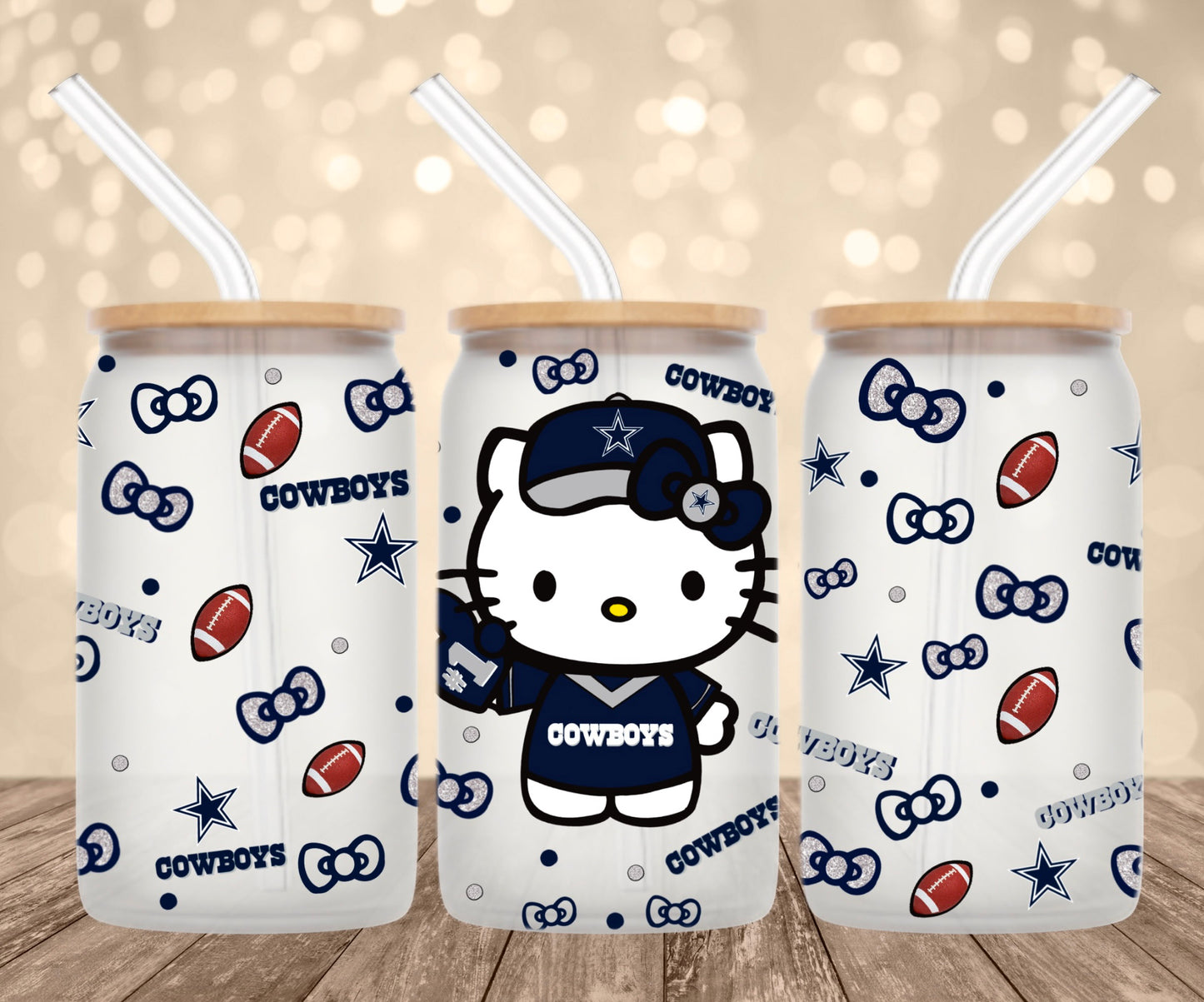 Hello Kitty Libby 16 oz. Dallas Cowboys cup