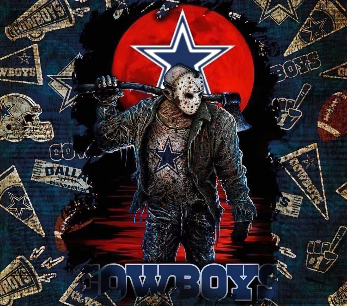 Jason Dallas Cowboys 20oz Tumbler