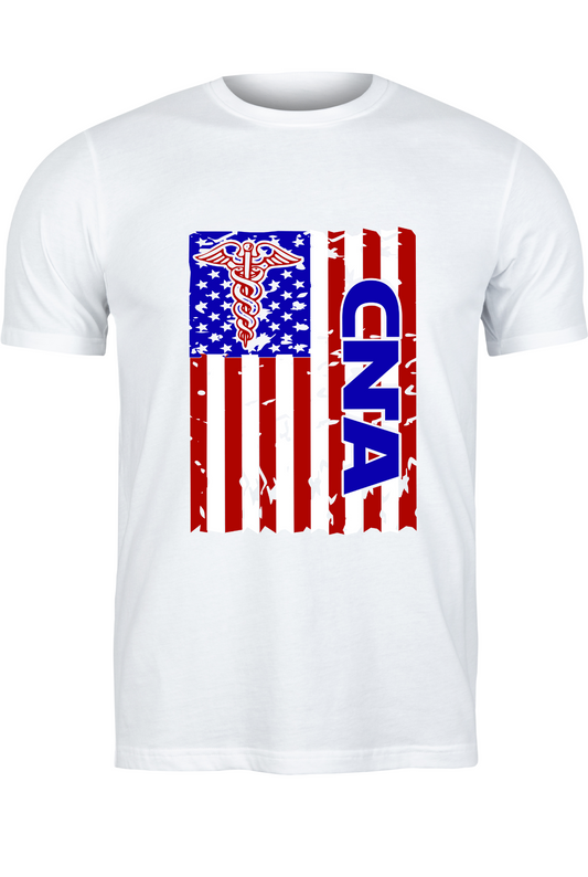 CNA American Distressed Flag T-shirt