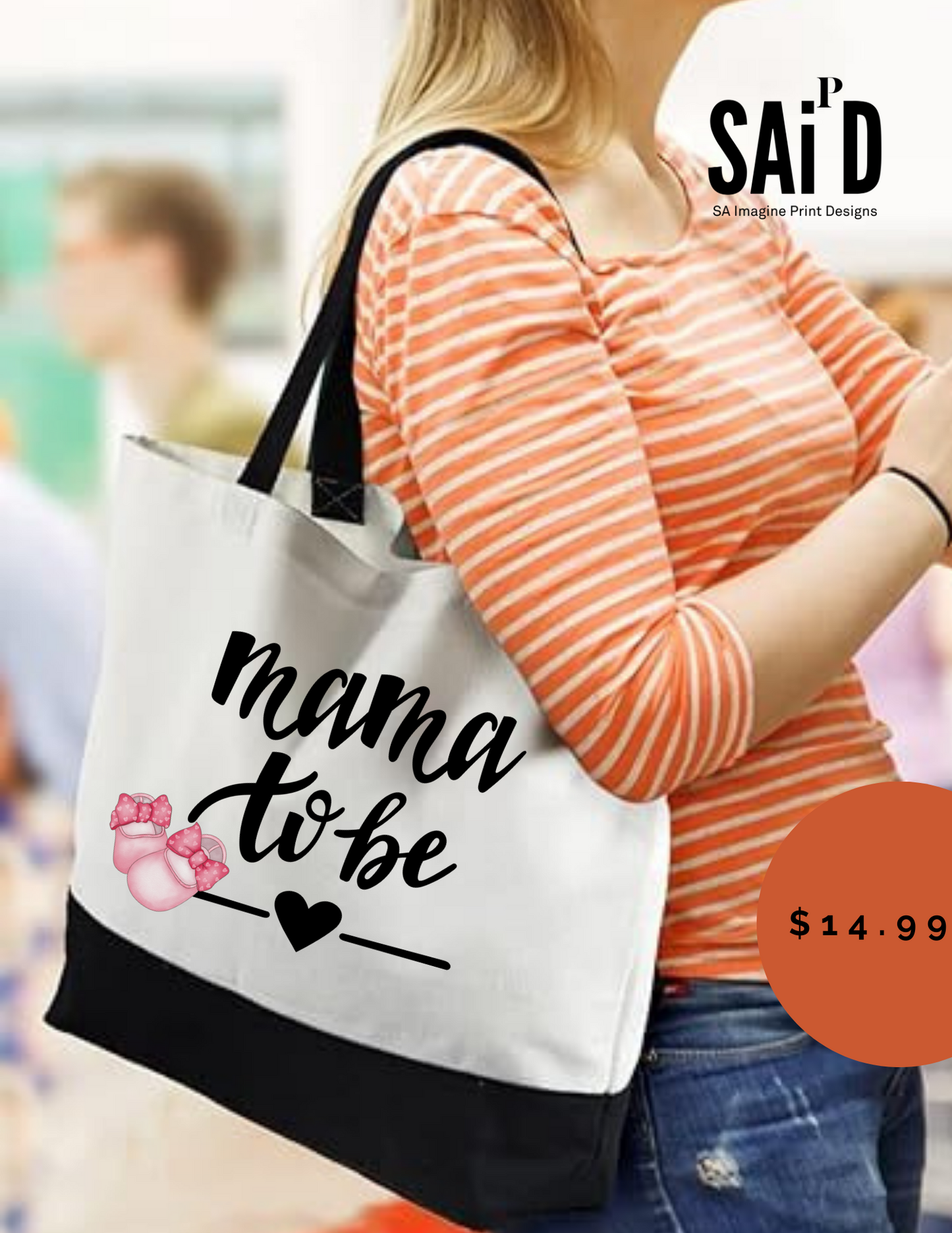 Mama To Be Canvas Tote Bag