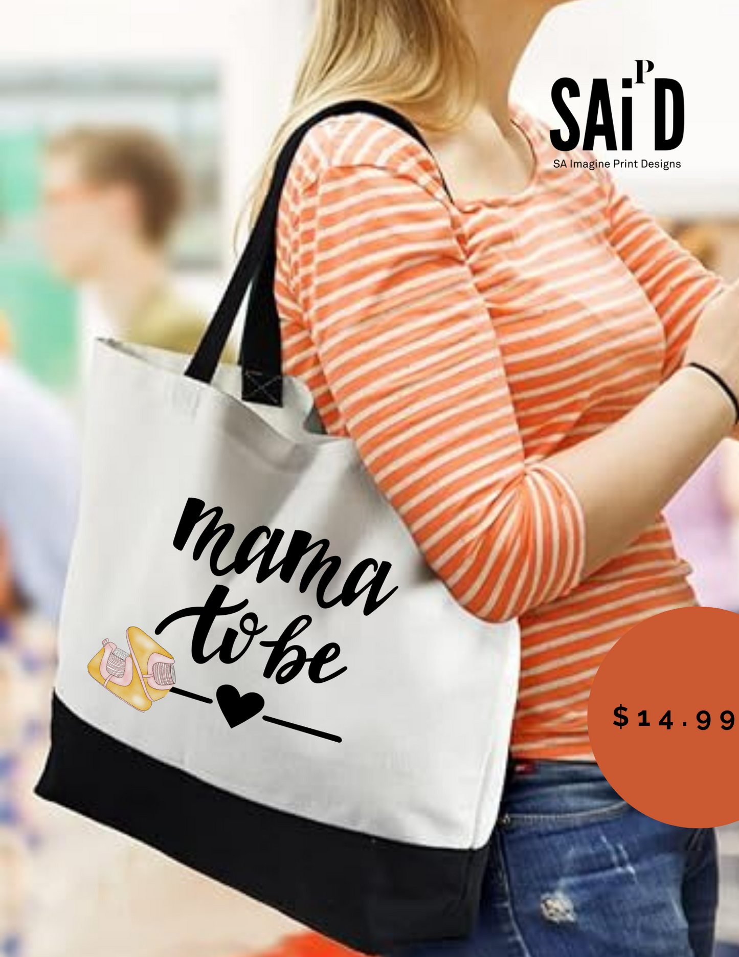 Mama To Be Canvas Tote Bag