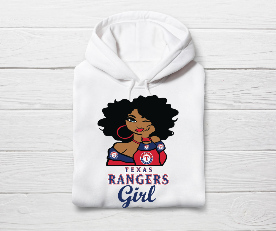 Texas Rangers T-shirt or Hoodie - Ranger Girl