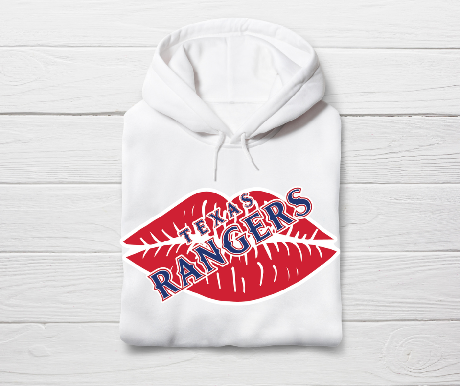 MLB - Texas Rangers T-shirts & Hoodies - Ranger Red Lips